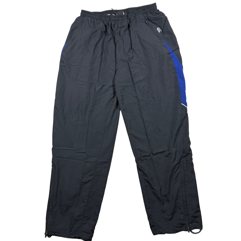 Canterbury Of New Zealand Track Pants Mens XL Black Ankle Zip Lined Streetwear
